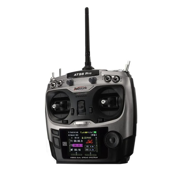 Radiolink AT9S Pro 12 Channels 2.4G RC Radio Controller Support Crossfire Protocol with R9DS for Drone Fixed Wing